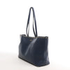 Valentino Garavani Rockstud Leather Shoulder Bag in Navy Blue Secondhand