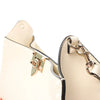 Valentino Garavani Rockstud Leather Shoulder Bag in Ecru Secondhand
