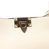 Valentino Garavani Rockstud Leather Shoulder Bag in Ecru Secondhand