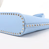 Valentino Garavani Rockstud Leather x Studs Shoulder Bag in Blue Secondhand