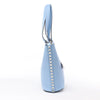 Valentino Garavani Rockstud Leather x Studs Shoulder Bag in Blue Secondhand