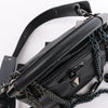 Valentino Garavani Roman Studs Leather 3-way Shoulder Bag in Black Secondhand