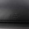 Secondhand Valentino Garavani VLTN Leather Shoulder Bag in Black