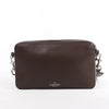 Valentino Garavani VLTN Leather Shoulder Bag in Brown Secondhand