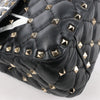 Valentino Garavani VLTN Rockstud Spike Chain Leather 2Way Shoulder Bag in Black Secondhand