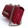 Valentino Garavani Rockstud shoulder bag in red leather