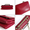 Valentino Garavani Rockstud shoulder bag in red leather