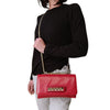 Valentino Garavani Rockstud shoulder bag in red leather