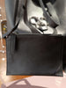 Valentino Logo Shopper handbag in black leather