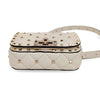 Valentino mini Rockstud Spike bag in white leather