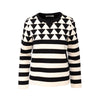 Secondhand Valentino Geometric Pattern Jacquard Sweatshirt 