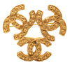 Chanel Gold Plated Triple CC Brooch Secondhand