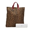 Secondhand Fendi Leopard Print Canvas Tote