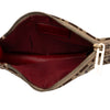 Fendi Mini Zucchino Canvas Half Moon Handbag Secondhand