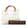 Gucci Medium Leather Bamboo Diana Tote Secondhand