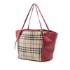 Burberry Small Haymarket Check Canvas and Leather Canterbury Tote Secondhand