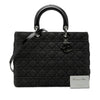 Dior Large Denim Cannage Lady Dior Secondhand