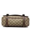 Gucci GG Supreme Textured Dollar Calfskin Retro Interlocking G Flap Messenger Bag Secondhand