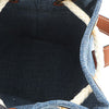 Celine Small Denim Triomphe Drawstring Bucket Bag Secondhand