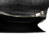 Saint Laurent Medium Croc Embossed Leather Monogram Kate Tassel Crossbody Secondhand