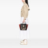 Celine Micro Tricolor Leather Luggage Tote Secondhand