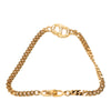 Dior Gold Plated Crystal CD Chain Bracelet Secondhand