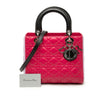 Dior Medium Tricolor Lambskin Cannage Lady Dior Secondhand