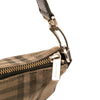 Burberry House Check Suede Shoulder Bag Secondhand
