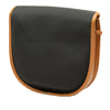 Secondhand Saint Laurent Leather Trimmed Coated Canvas Crossbody