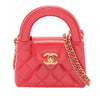 Chanel Nano Quilted Lambskin Kelly Shopper Bag Secondhand