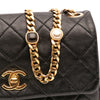 Chanel Small Quilted Lambskin Resin Pearl Chain Flap Secondhand