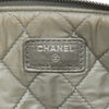 Chanel Large Quilted Metallic Lambskin O Case Clutch Secondhand