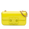 Celine Triomphe Calfskin Cuir Chain Shoulder Bag Secondhand