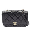 Chanel Mini Quilted Crumpled Glazed Lambskin Flap Secondhand