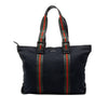 Gucci GG Canvas Web Shopper Tote Secondhand