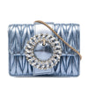 Miu Miu Mini Matelasse Metallic Nappa Crystal Embellished Crossbody Secondhand