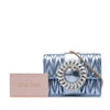Miu Miu Mini Matelasse Metallic Nappa Crystal Embellished Crossbody Secondhand