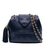 Chanel CC Quilted Lambskin Tassel Flap Secondhand