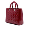 Dior Large Patent Cannage Lady Dior Secondhand