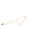 Louis Vuitton Gold Plated Essential V Pendant Necklace Secondhand