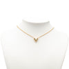 Louis Vuitton Gold Plated Essential V Pendant Necklace Secondhand
