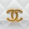 Chanel Quilted Lambskin Candy Chain Clutch with Chain Secondhand