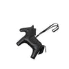 Hermès Milo Lambskin GriGri Rodeo Bag Charm  GM Secondhand