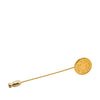 Hermès Gold Plated Clou de Selle Stick Pin Brooch Secondhand