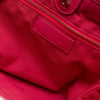 Burberry Small Leather Trimmed Haymarket Check Coated Canvas Canterbury Bow Tote Secondhand