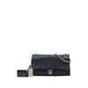 Secondhand Chanel Jumbo Quilted Iridescent Calfskin Triple Stitched Flap