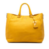 Prada Vitello Daino Side Zip Convertible Tote Secondhand