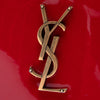 Saint Laurent Patent Sac Coeur Heart Shaped Clutch Secondhand
