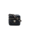 Chanel CC Quilted Lambskin Cube Wristlet Vanity Case Secondhand