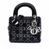 Secondhand Dior Mini Satin Cannage Strass Crystal Embellished Lady Dior